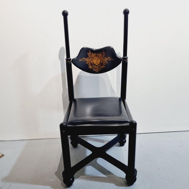 Chair from Ákos Belloni with Brass Inlays from Endre Szász For Sale - Image 6 of 12