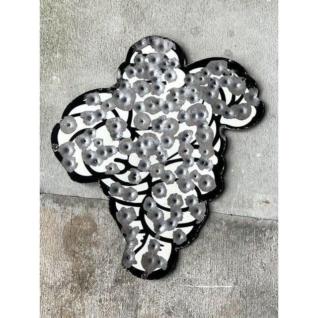 Vintage Original Signed Bullet Stay Puft Man Wall Sculpture For Sale - Image 4 of 8