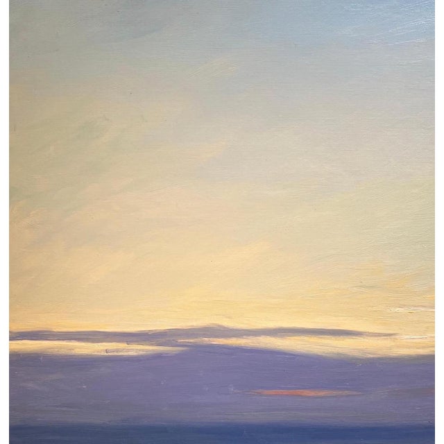 Claude Sauthier, Sunset at Bretagne, Oil on Wood, 1970s For Sale - Image 4 of 10
