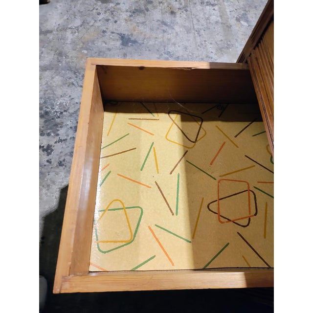 1930s Belgium Pitch Pine Desk For Sale - Image 10 of 13