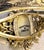 Victorian Whiting & Davis Gold Tone Cameo Bangle Bracelet For Sale - Image 3 of 5
