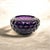 Early 20th Century Mid Century American Fostoria Amethyst Glass Rose Bowl For Sale - Image 5 of 12