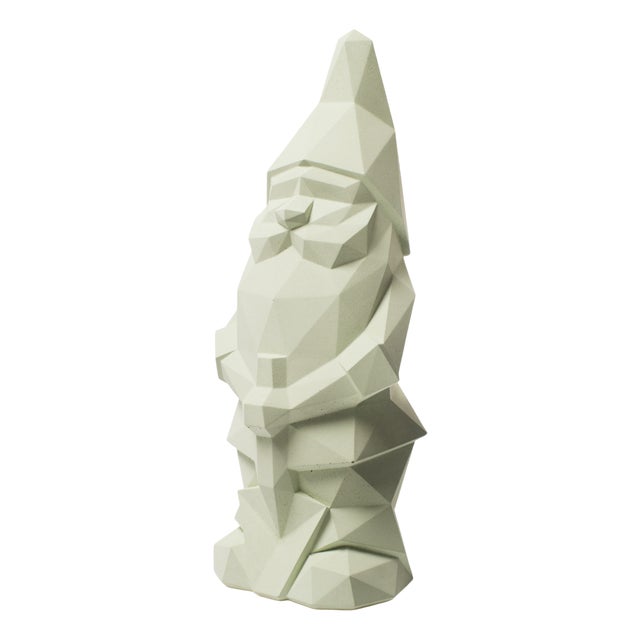 Nino Garden Gnome in Mint Green by Pellegrino Cucciniello for Plato Design For Sale