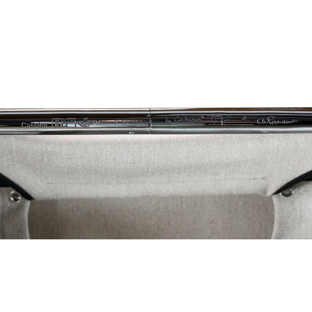 Metal LC4 Chaise Lounge by Le Corbusier Pierre Jeanneret, Charlotte Perriand for Cassina, 2000s For Sale - Image 7 of 12