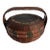 Antique Chinese Rattan Lidded Sewing Basket Asian Decor For Sale