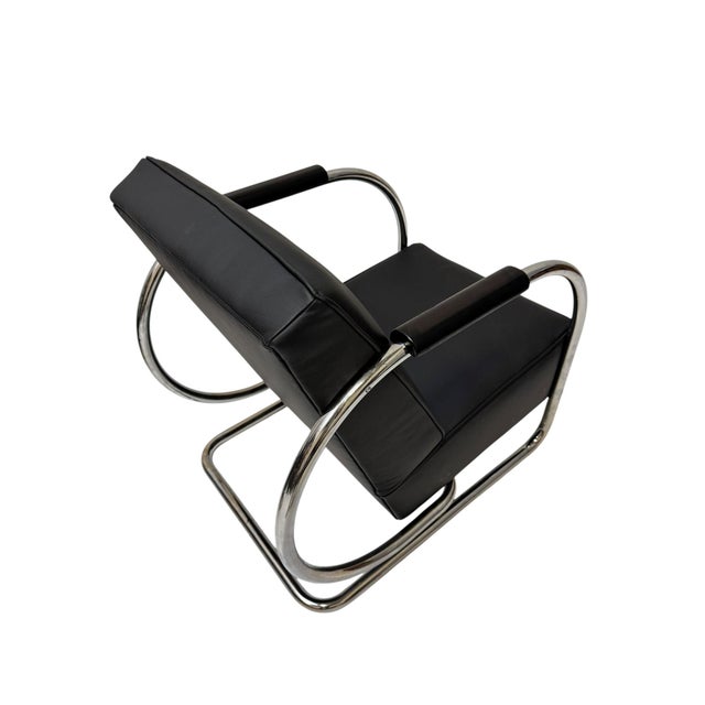 Art Deco Tubular Steel Lounge Chairs by Frits Kuyken, 1936, Set of 2 For Sale - Image 7 of 16