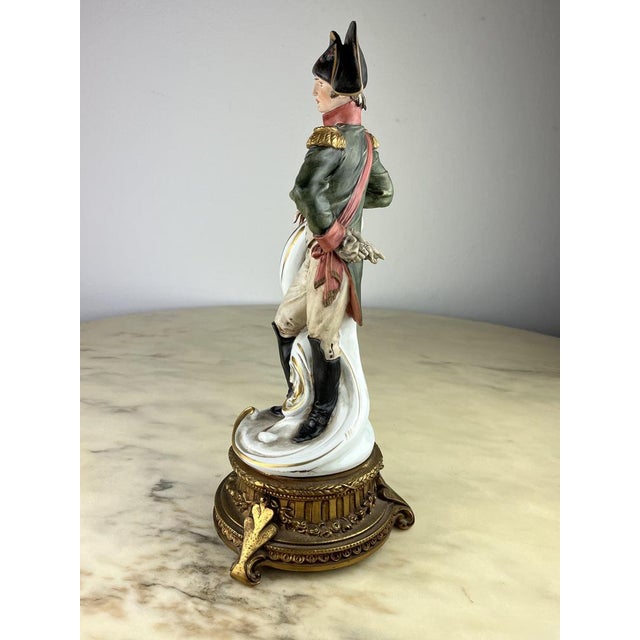 Italian Napoleon Figurine in Porcelain and Bronze, 1990 For Sale - Image 5 of 16
