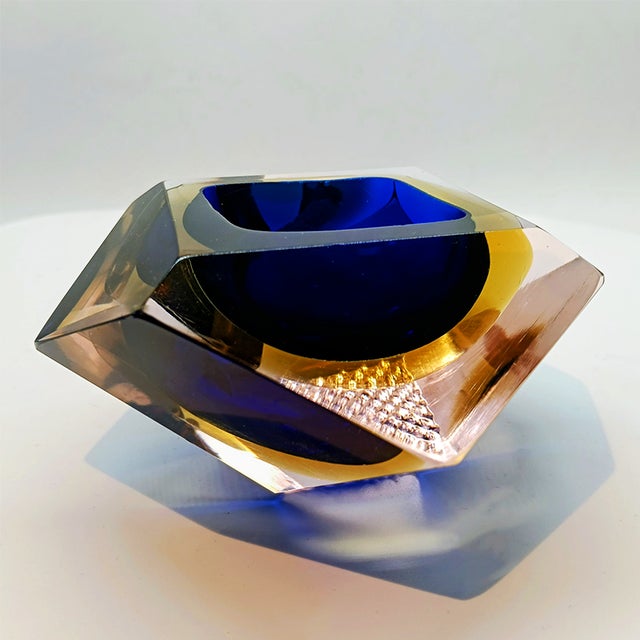 Flavio Poli Vintage Ashtray in Murano Glass by Flavio Poli for Seguso, 1960s For Sale - Image 4 of 8