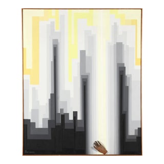Kurt Larisch (Austrian, 1913-2009), Untitled Mixed Media Work on Canvas For Sale