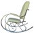 Elevate your interior with this breathtaking French Mid-Century Modern rocking armchair, featuring a mesmerizing, ornate...