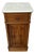 French Style Bedside Table with Marble Top For Sale