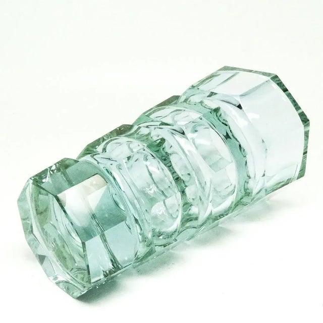 Art Deco Alexandrite Vase from Moser, Czechoslovakia, 1930s For Sale - Image 3 of 10