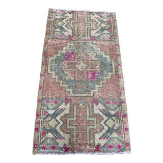 Turkish Yastik Rug 1'7" x 2'11" For Sale