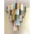 Multicolor Tronchi Murano Glass Chandelier in Venini Style by Simoeng For Sale - Image 12 of 13