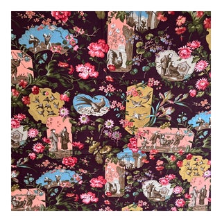 2 3/4 Yards of Brunschwig & Fils Piece of Fabric “Summer Palace” For Sale