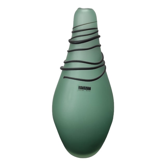 Murano Glass Single Flower Vase from Sent For Sale