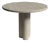 Zade Travertine Round Dining Table 35.4 For Sale