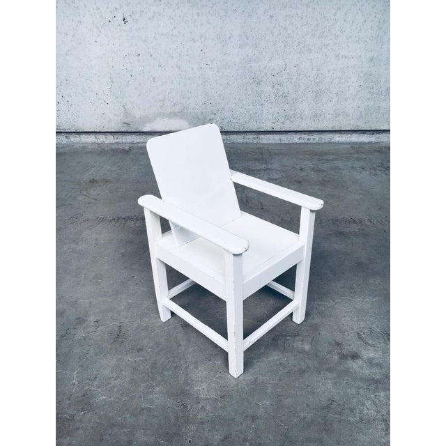 Set of Art Deco Handmade Childrens Armchair Set, Belgium, 1920s For Sale - Image 11 of 18