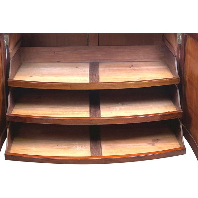 Early 19th Century Georgian Mahogany Dwarf Linen Press Cupboard, 1800 For Sale - Image 5 of 12