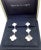 Silver Van Cleef & Arpels White Gold Magic Alhambra Mop Chalcedony Earrings, Pair For Sale - Image 8 of 11