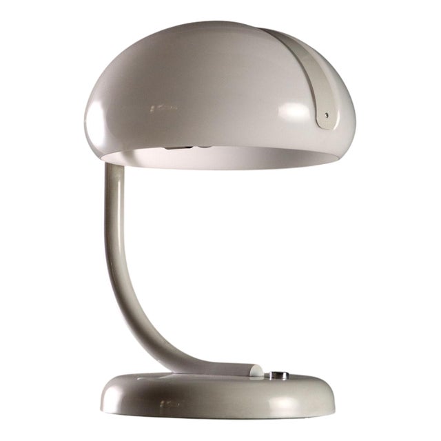 Vintage Table Lamp in Aluminium and Plastic from Stilnovo, 1970s For Sale