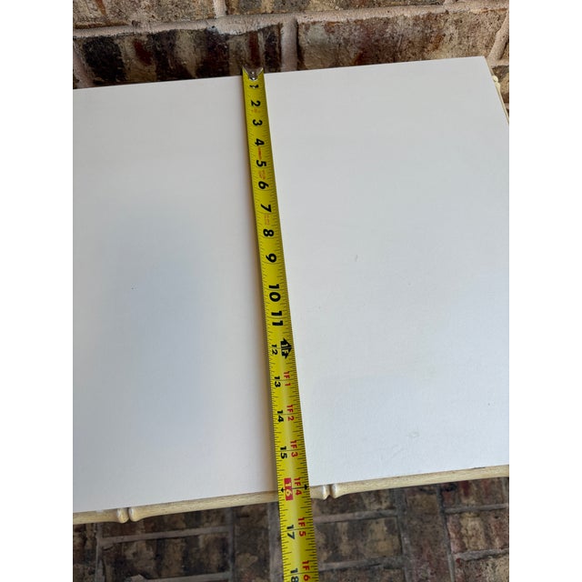 Mid 20th Century Thomasville Allegro Collection Faux Bamboo Single Drawer Nightstand Side Table For Sale - Image 11 of 12