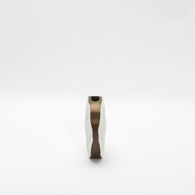 2020s Modern Quilted Shagreen Vase by Kifu Paris For Sale - Image 5 of 8