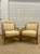 This is a vintage Ficks Reed style mid-century modern rattan and bamboo lounge chair, likely designed by John Wisner in...