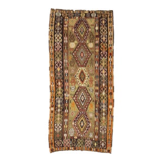 Vintage Turkish Kilim Rug For Sale