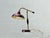 Table Lamp with Brass Arm and Lacquered Metal Shade, Italy, 1950s For Sale - Image 4 of 17