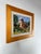 This vibrant vintage oil on canvas by Judith Stern features a picturesque countryside scene rendered in a rich...