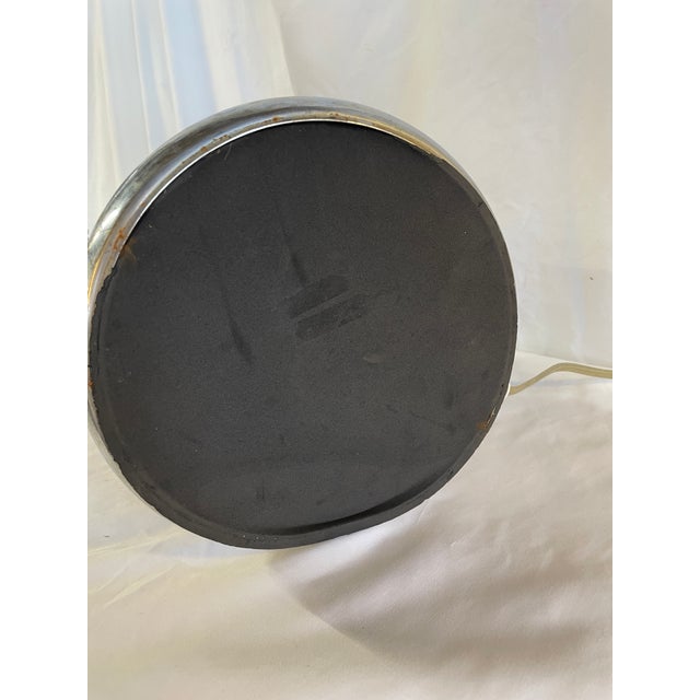 Pair Blue Green Marble and Brass Lamps in Style of James Mont for Mabro For Sale In San Antonio - Image 6 of 6