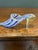 Add a touch of Mid-Century Venetian elegance to your tabletop or vanity display with this exceptional hand-blown Murano...