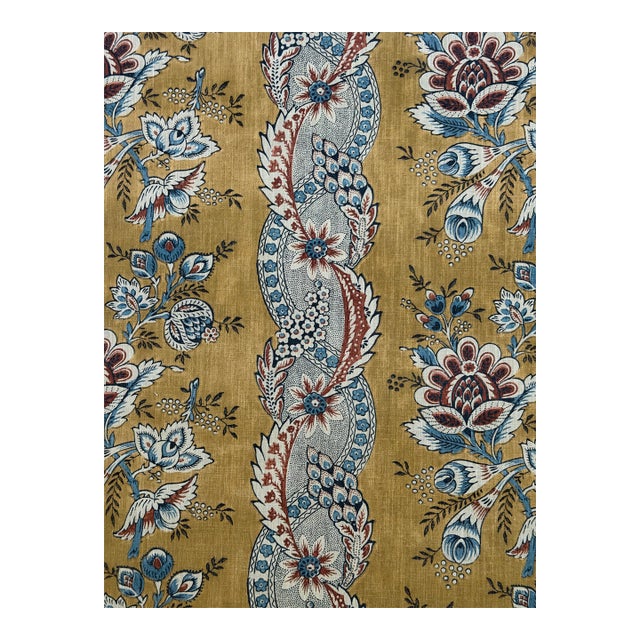 Hodsoll McKenzie Highgate Floral Re Fabric 21302-155 1 1/2 Yards For Sale