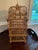 1970s Vintage Rattan Pagoda Style Wine Rack For Sale - Image 4 of 9