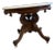 Antique Victorian Walnut Marble Top Table For Sale