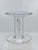 Simon Pearce candle pillar stand with twist design. Signed and stickered. A collectors piece.