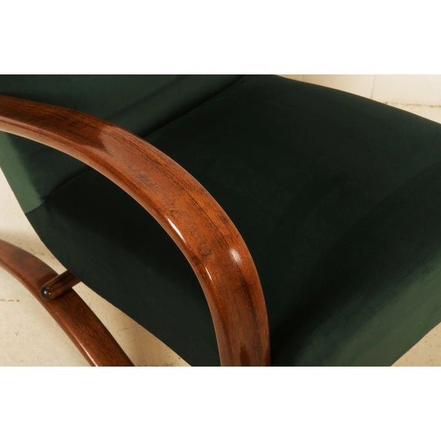 Art Deco H269 Armchair by Jindrich Halabala for Thonet, 1930s For Sale - Image 10 of 13