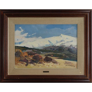 José Luis Casañé Puig, Sierra Nevada Landscape, Oil on Canvas, Framed For Sale