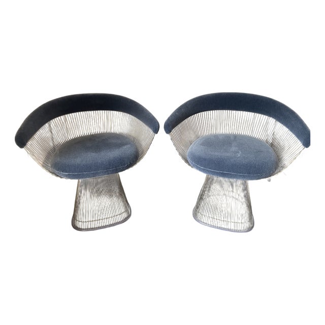 Warren Platner for Knoll, Set of Two Chairs For Sale