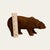 Brown Vintage Hand Carved Wooden Bear in the Style of the Black Forrest Bear For Sale - Image 8 of 12