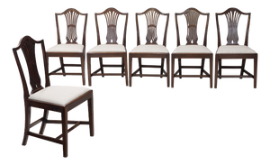Antique Dining Chairs, 1800, Set of 6
