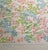 17+ yards of classic Brunschwig & Fils hand print floral fabric entitled Eveline from 1968. Off white background is...
