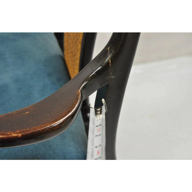 Vintage John Stuart Cane Back Mid Century Modern Asian Dining Chairs - Set of 10 For Sale - Image 11 of 12