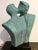 1980s Postmodern Memphis Figurative Teal Couple Sculpture For Sale - Image 11 of 12