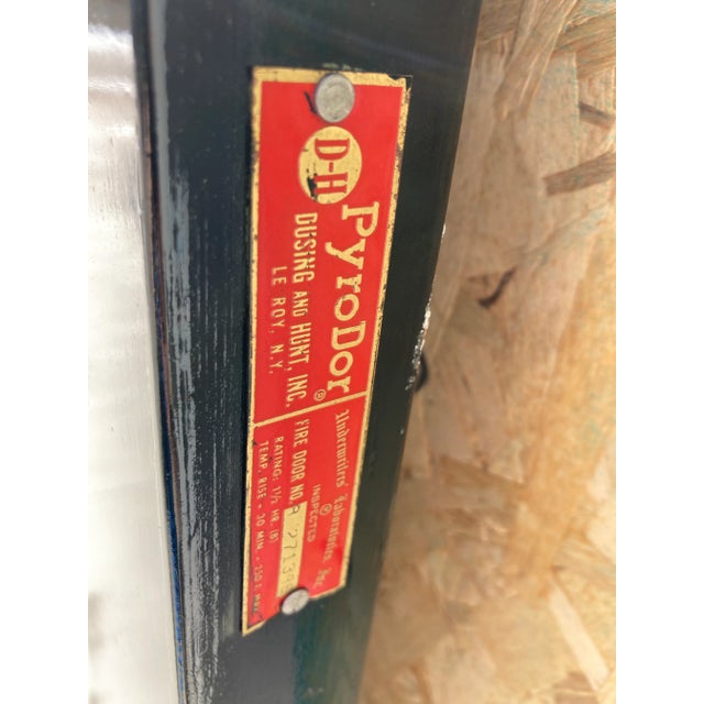 Industrial Steel Fireproof “PyroDor” Door From D-H Inc. For Sale - Image 12 of 13