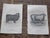 This set of twelve (12) authentic antique 19th century stone lithographs depict American sheep ranching in the late 1800s....