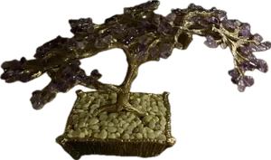 Vintage Svodoba Amethyst Bonsai Tree