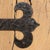 1970s Brutalist Oak Buffet With Iron Hardware For Sale - Image 5 of 11