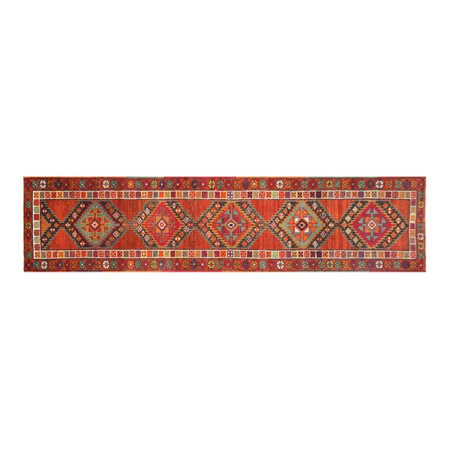 1960s Turkish Oushak Runner For Sale